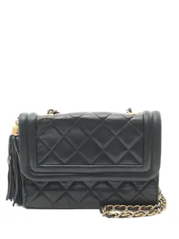 CHANEL Pre-Owned: Тёмная сумка 