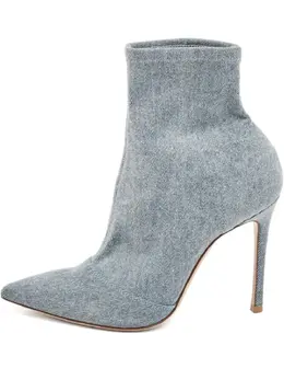 Gianvito Rossi: Светлые ботинки 