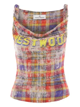 Vivienne Westwood: Топ с воротником-хомутом 