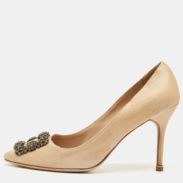 Manolo Blahnik: Бежевые туфли  Hangisi