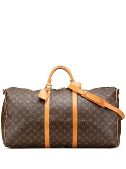 Louis Vuitton Pre-Owned: Коричневая дорожная сумка 