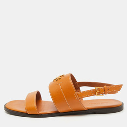 Tory Burch: Коричневые сандалии 