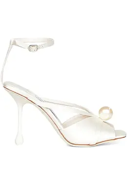 Jimmy Choo: Белые сандалии 