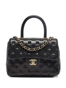 CHANEL Pre-Owned: Чёрная сумка-шоппер 