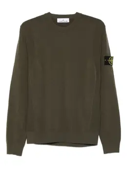 Stone Island: Зелёный свитер 