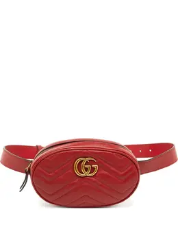 Gucci Pre-Owned: Красная поясная сумка 