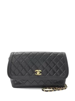 CHANEL Pre-Owned: Чёрная сумка 
