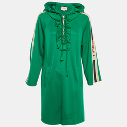 Gucci: Зелёное платье 