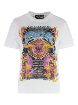 Versace Jeans Couture: Футболка с принтом 