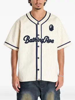 A BATHING APE®: Бежевая рубашка 