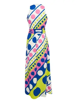 Moschino Pre-Owned: Платье с геометрическим принтом 