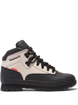 Timberland: Чёрные ботинки 