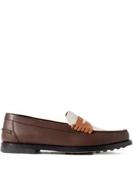 Tod's: Двухцветные лоферы 