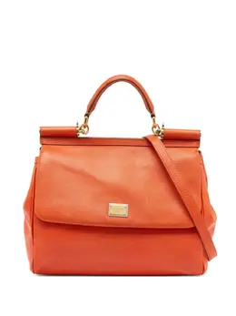 Dolce & Gabbana Pre-Owned: Оранжевая сумка-шоппер 
