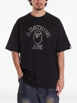 A BATHING APE®: Чёрная футболка 