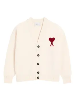 AMI Paris: Кардиган  Ami de Cœur из шерсти