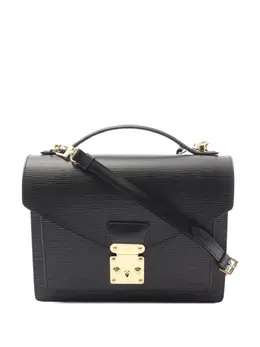 Louis Vuitton Pre-Owned: Чёрная сумка 