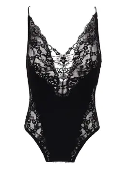 Saint Laurent: Чёрный боди 