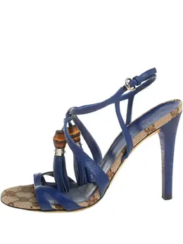 Gucci Pre-Owned: Голубые сандалии 