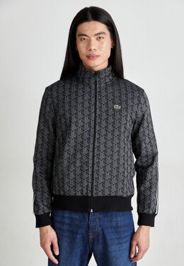 Lacoste: Чёрная толстовка 