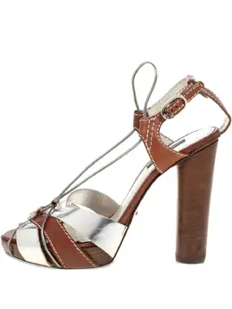 Dolce & Gabbana Pre-Owned: Коричневые сандалии 