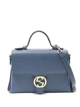 Gucci Pre-Owned: Синяя сумка 