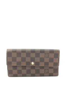 Louis Vuitton Pre-Owned: Коричневый кошелёк 