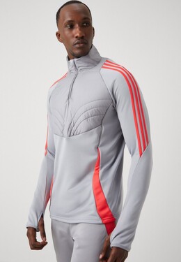 Adidas: Серая толстовка  Tiro