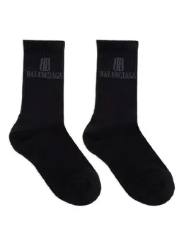 Balenciaga: Чёрные носки 