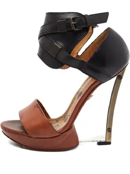 Lanvin Pre-Owned: Коричневые сандалии 