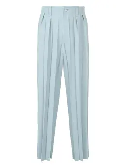 Homme Plissé Issey Miyake: Светлые брюки 