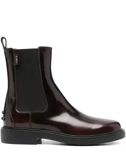 Tod's: Красные ботинки 