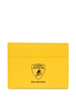 Balenciaga: Жёлтый картхолдер 
