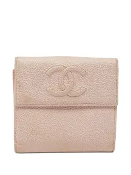 CHANEL Pre-Owned: Розовый кошелёк 
