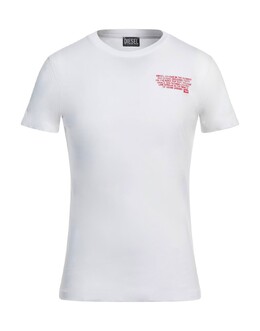 Diesel: Белая футболка 