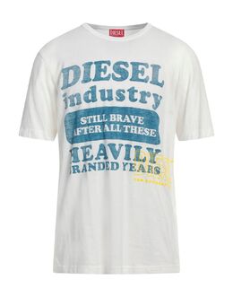 Diesel: Белая футболка 
