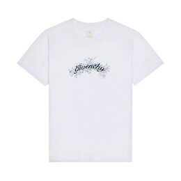 Givenchy: Футболка с цветочным принтом 