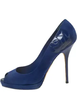 Christian Dior Pre-Owned: Голубые туфли 