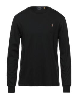Polo Ralph Lauren: Чёрная футболка 
