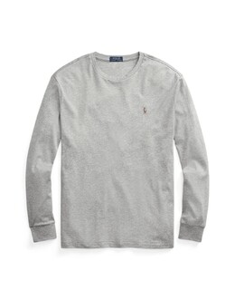Polo Ralph Lauren: Серая футболка 