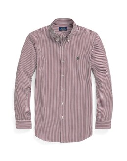 Polo Ralph Lauren: Бордовая рубашка 