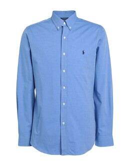 Polo Ralph Lauren: Голубая рубашка 