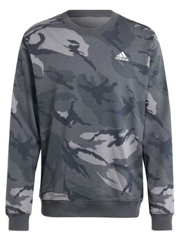 Adidas: Чёрный свитшот  Essentials