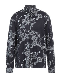 Versace Jeans Couture: Чёрная рубашка 
