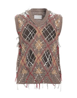 Maison Margiela: Свитер цвета хаки 