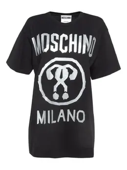 Moschino Pre-Owned: Футболка с принтом 