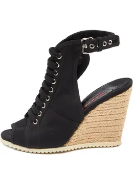 Prada Pre-Owned: Чёрные сандалии 