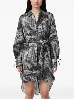 AllSaints: Рубашка с принтом 