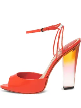 Christian Dior Pre-Owned: Оранжевые сандалии 