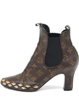 Louis Vuitton Pre-Owned: Коричневые ботинки 